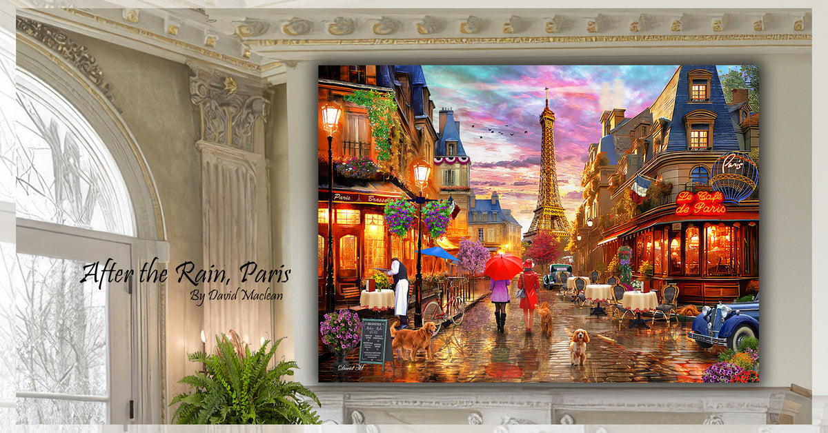 After the Rain, Paris Order Options Here – Art of David Maclean