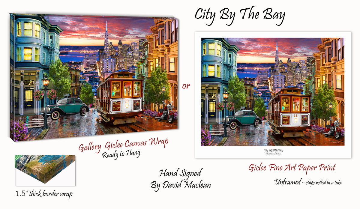 City By The Bay Order Options Here – Art of David Maclean