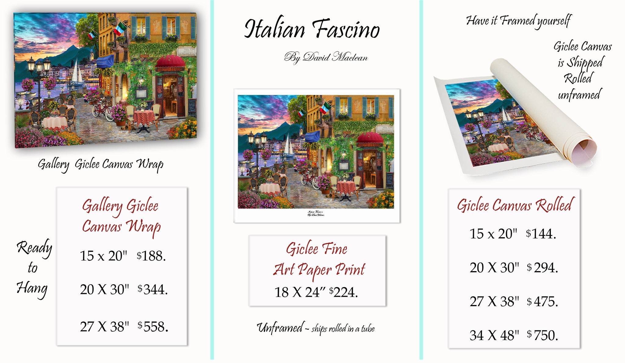 Italian Fascino _____________________ Order Options Here