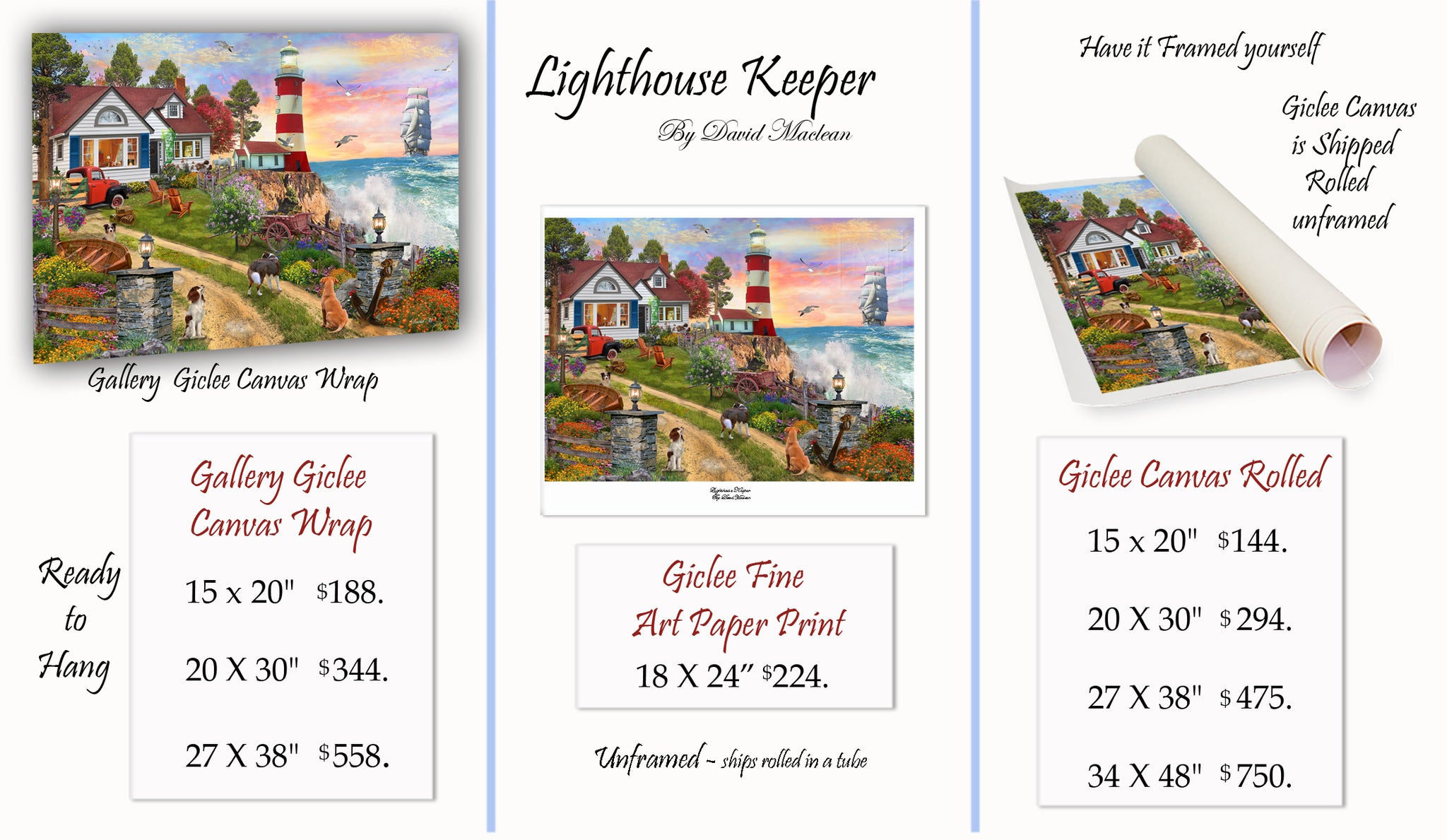 Lighthouse Keeper _____________________ Order Options Here