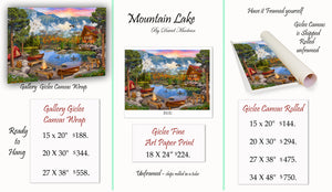 Mountain Lake  ________________________ Order Options Here