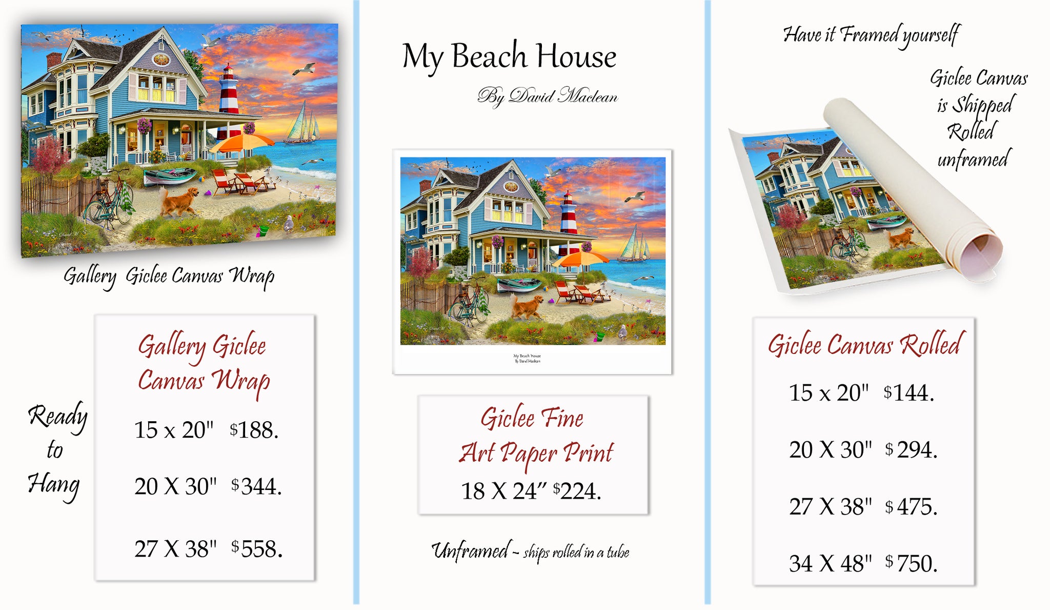 My Beach House ____________________ Order Options Here