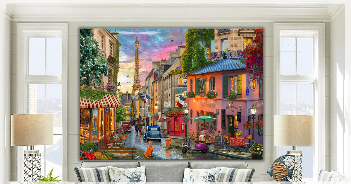 Sunset Over Paris Order Options Here – Art of David Maclean