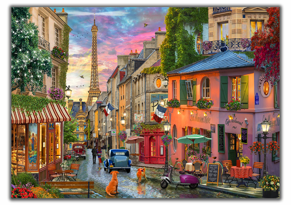 Sunset Over Paris Order Options Here – Art of David Maclean