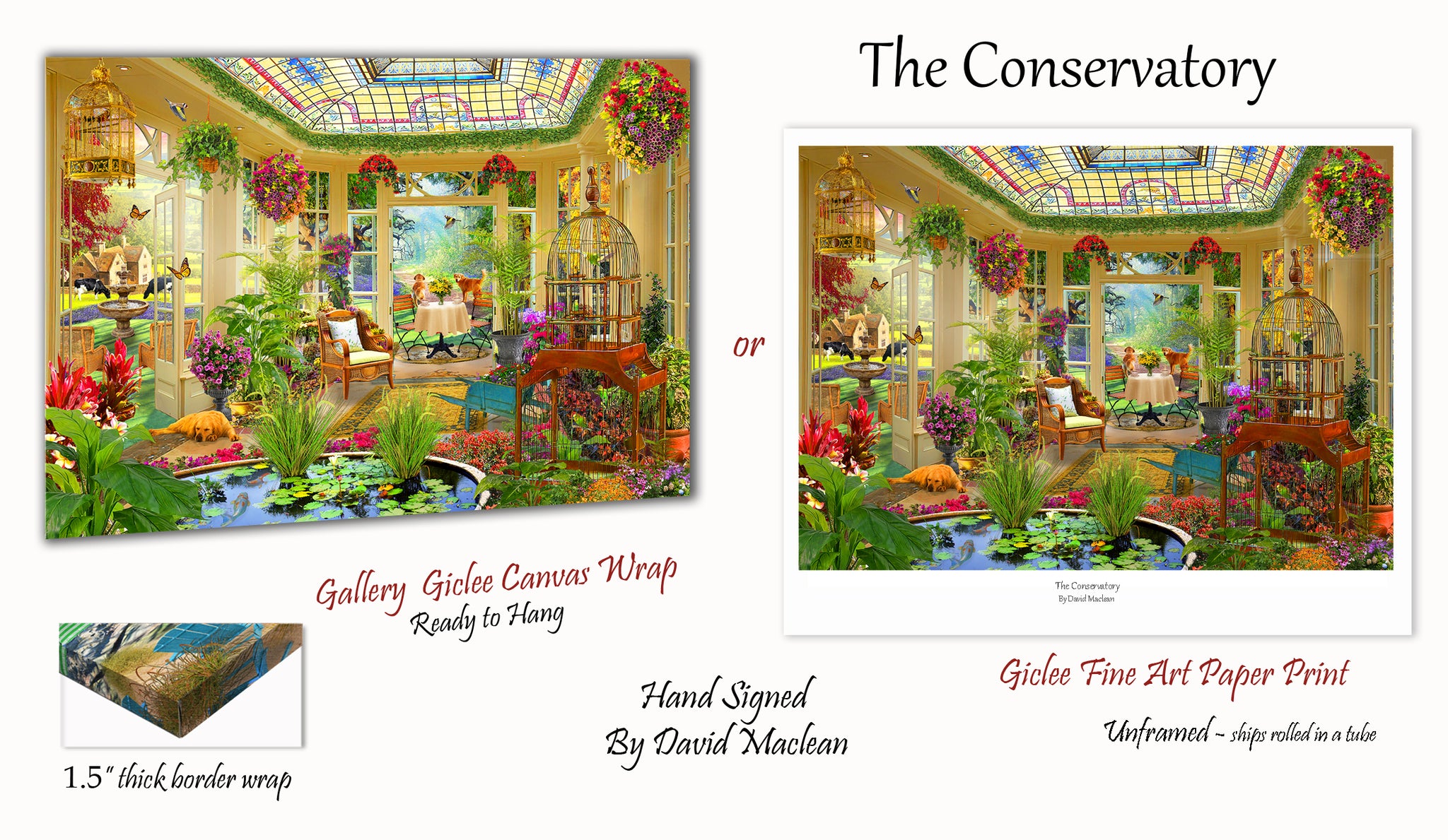 The Conservatory  _________________________________ Order Options Here