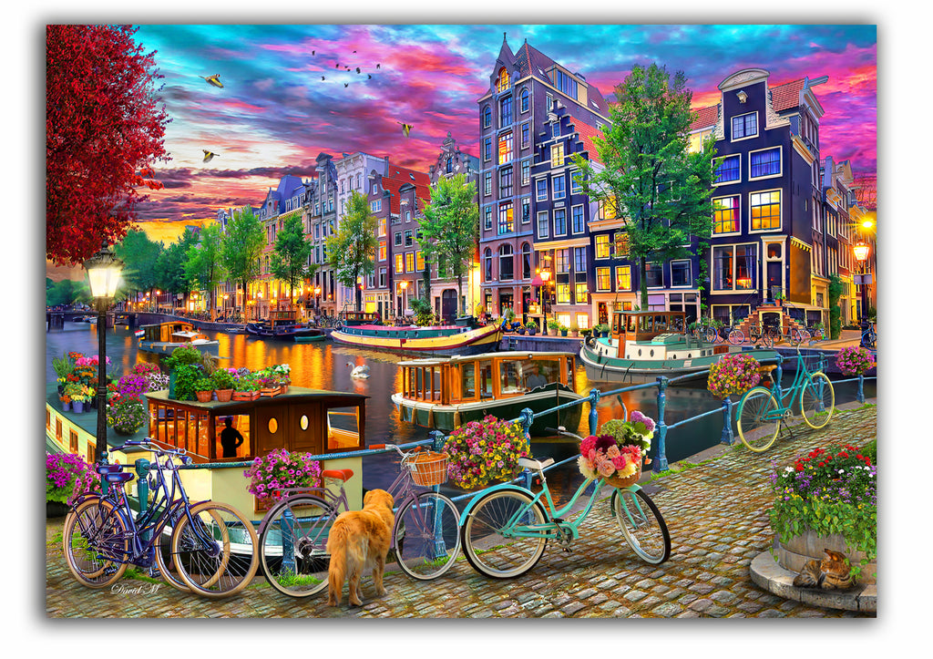Biking in Amsterdam  ________________________ Order Options Here