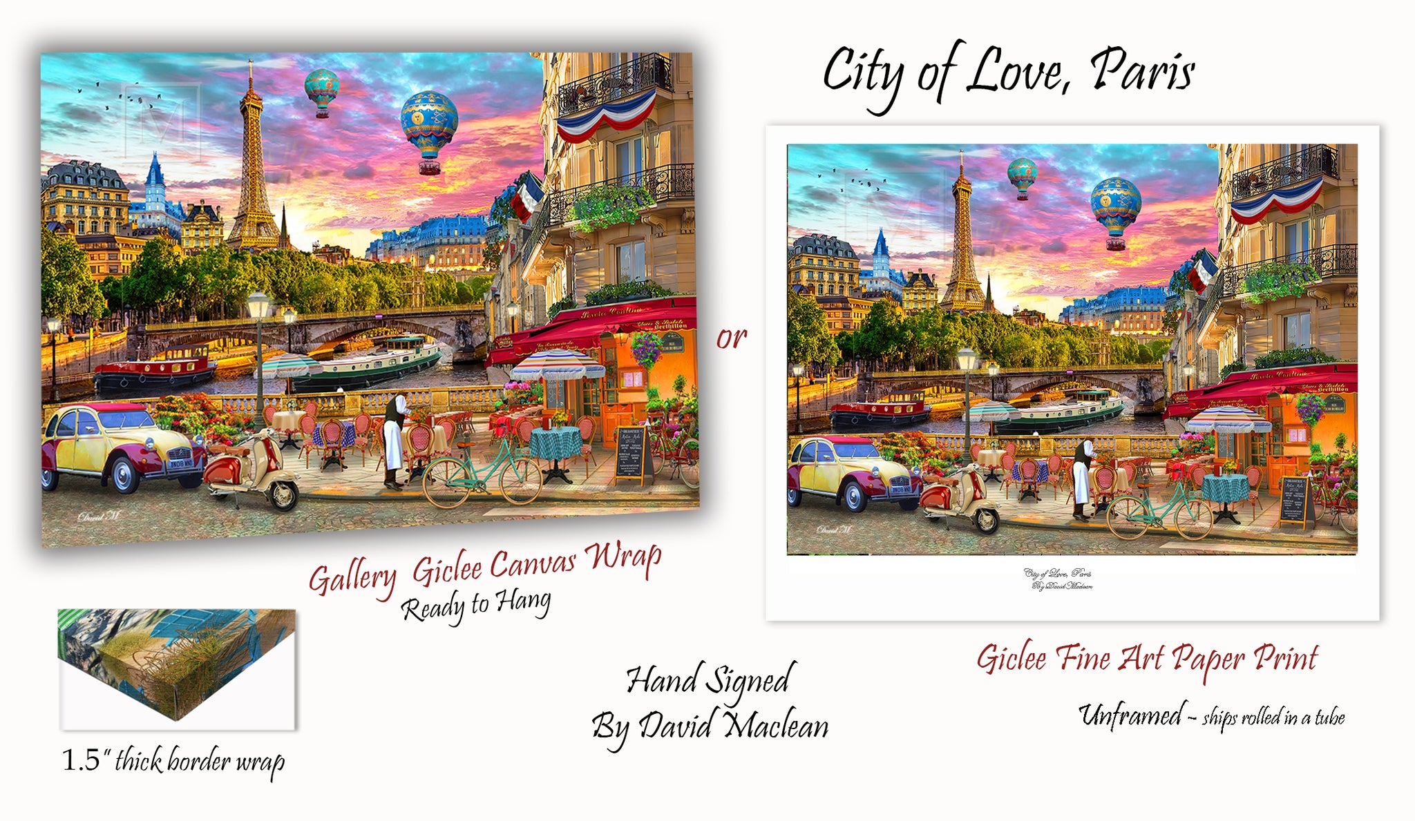 City of Love, Paris  ________________________ Order Options Here