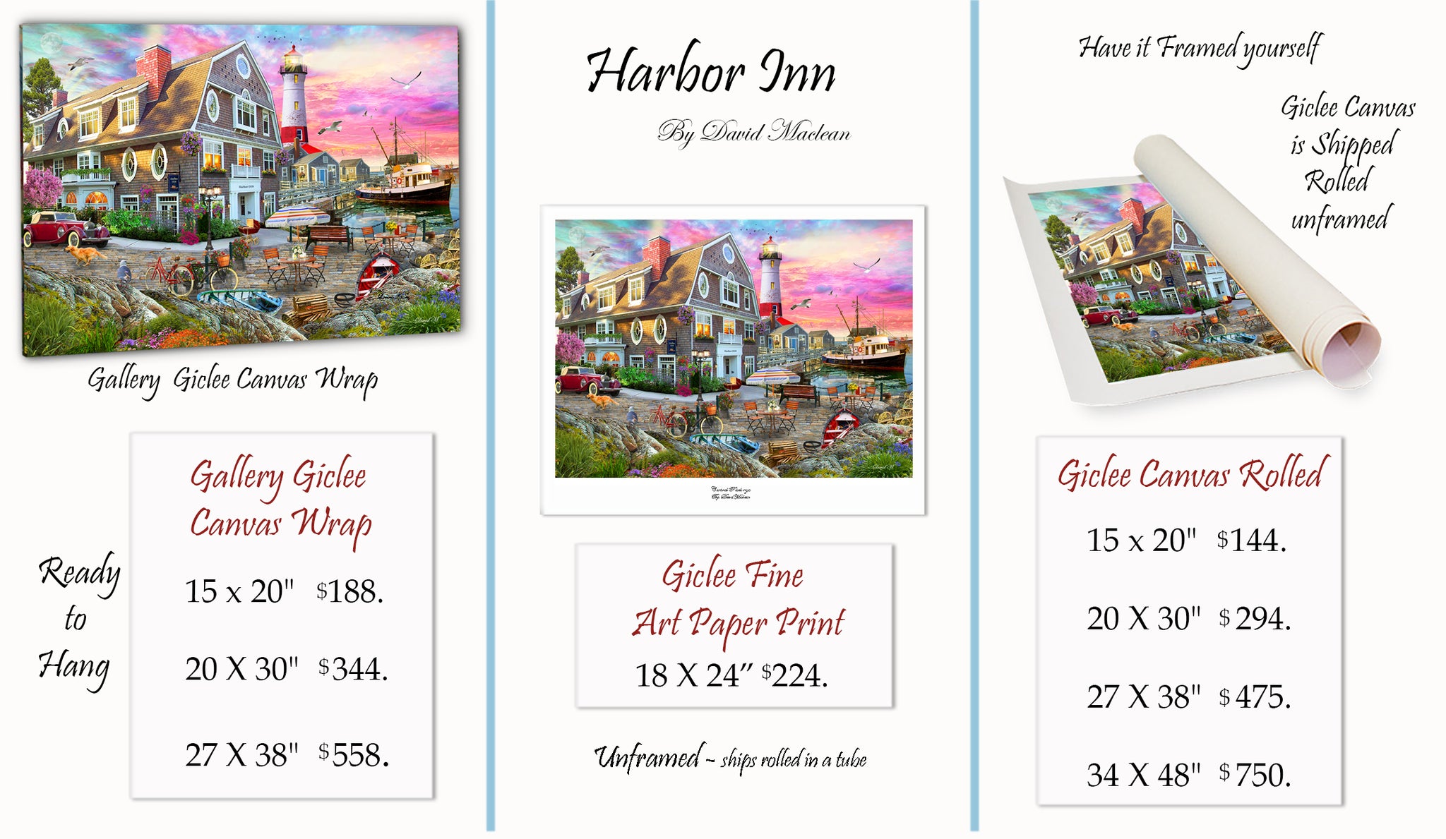 Harbor Inn  ________________________ Order Options Here
