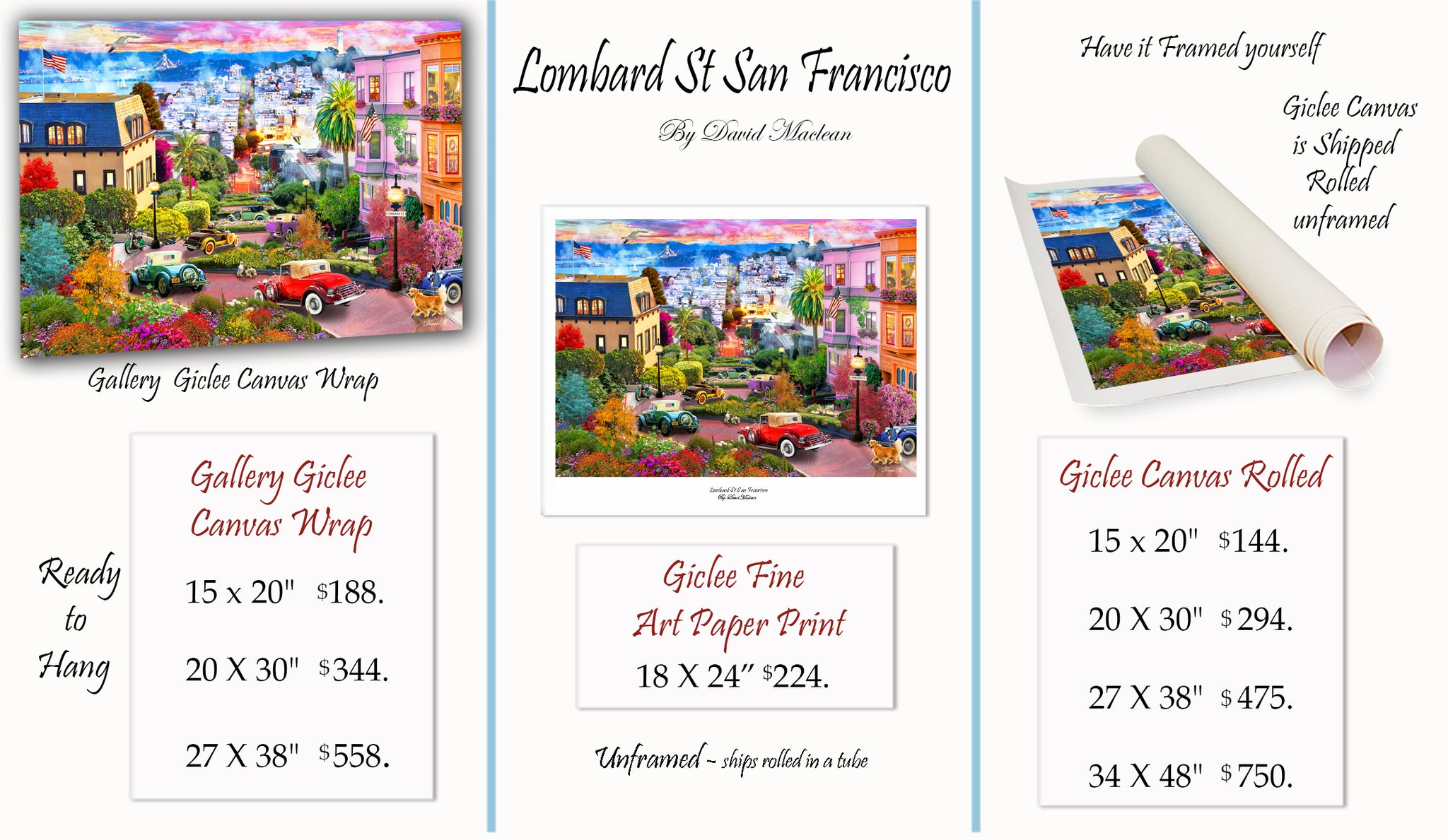 Lombard St. San Francisco________________________ Order Options Here