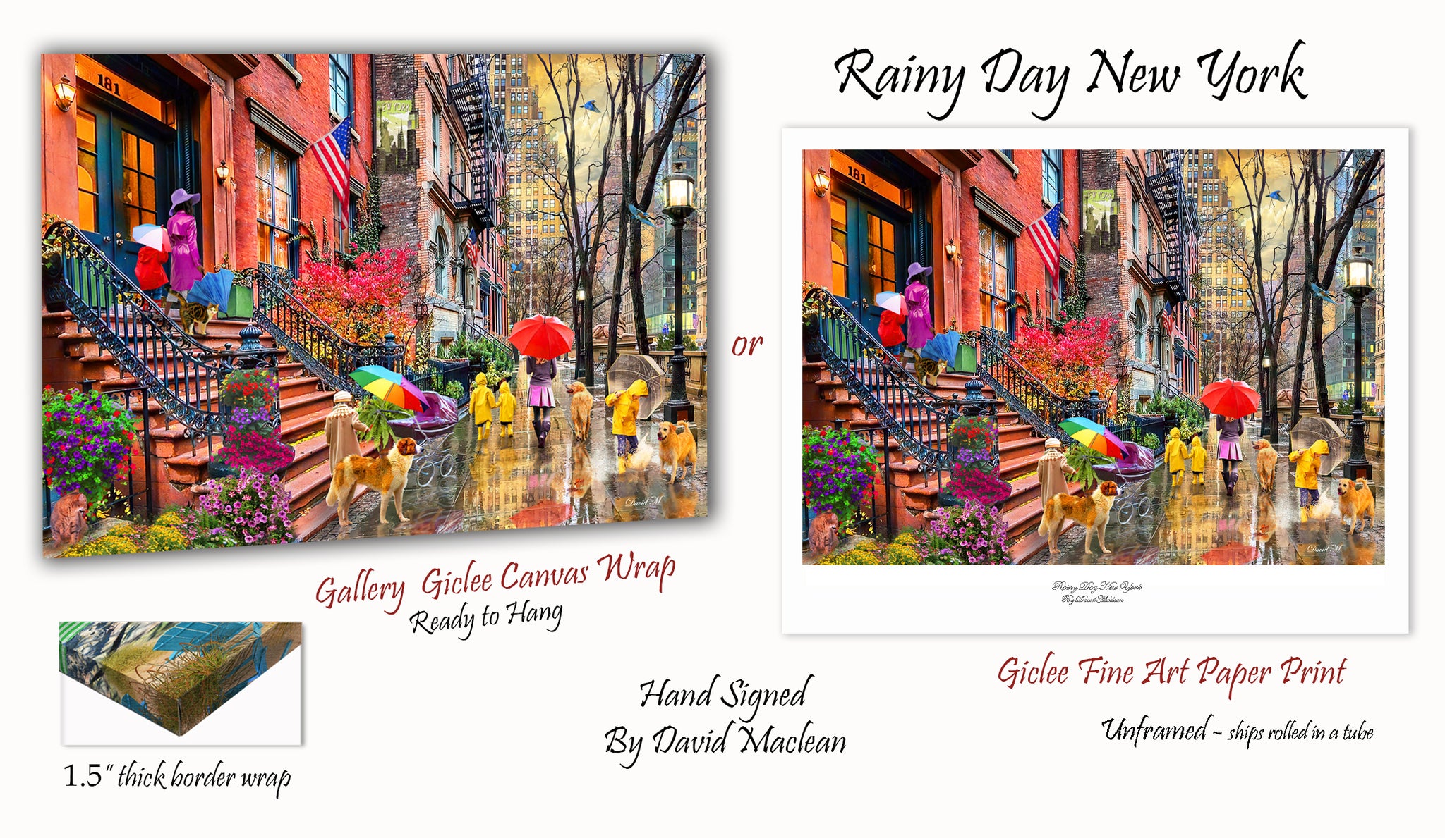 Rainy Day New York  ________________________ Order Options Here