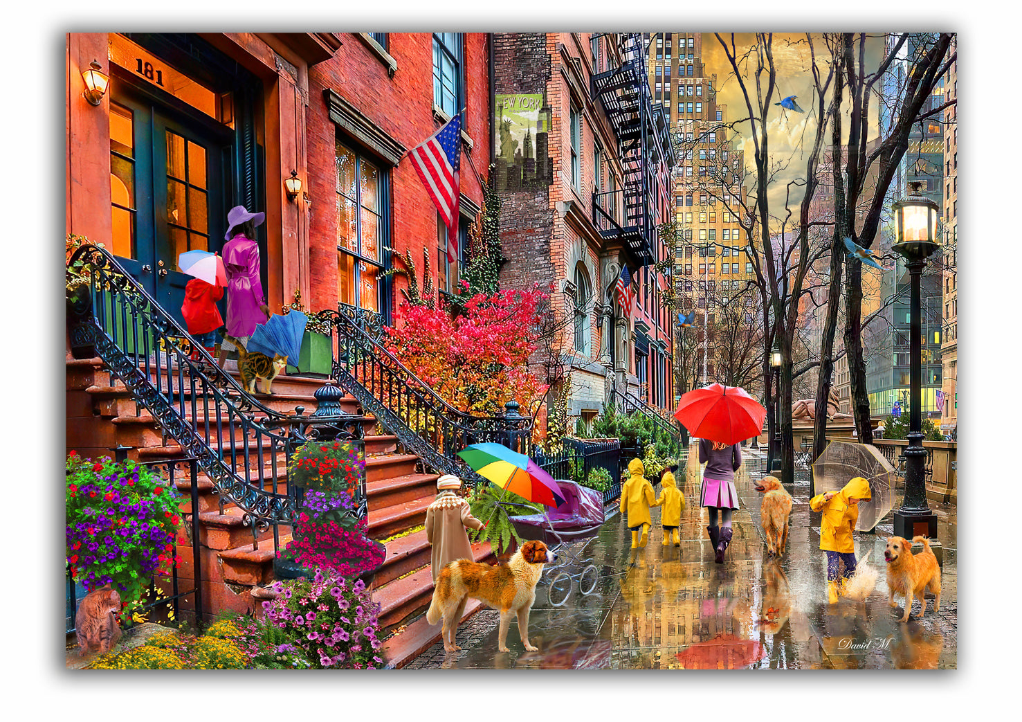 Rainy Day New York Order Options Here – Art of David Maclean