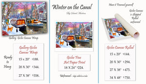 Winter on the Canal  _________________Order Options Here