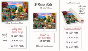 Al Fresco, Italy   _______________________________    Order Options Here