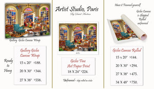 Artist Studio, Paris  ________________________ Order Options Here