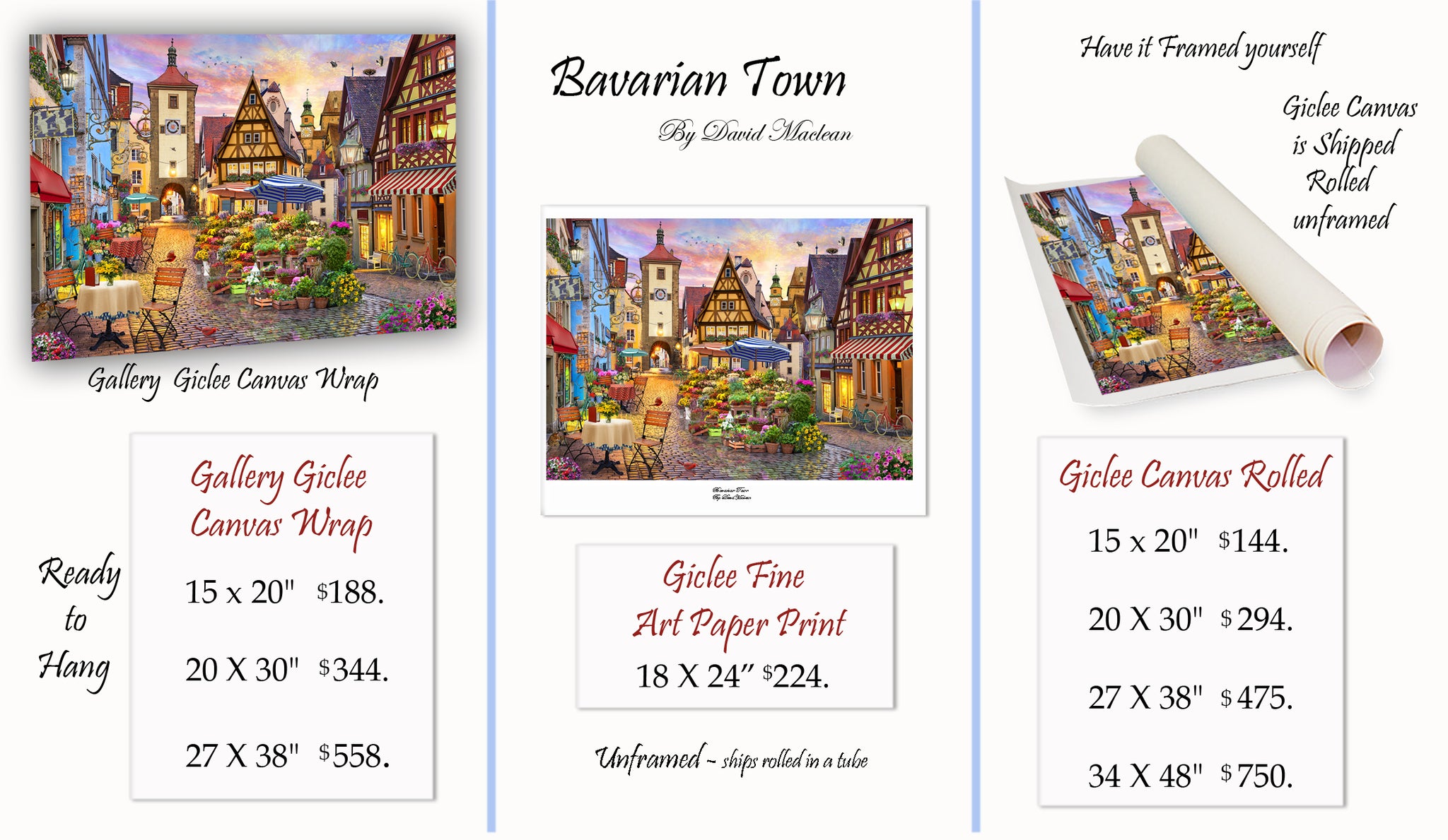 Copy of Bavarian Town  _________________________________ Order Options Here
