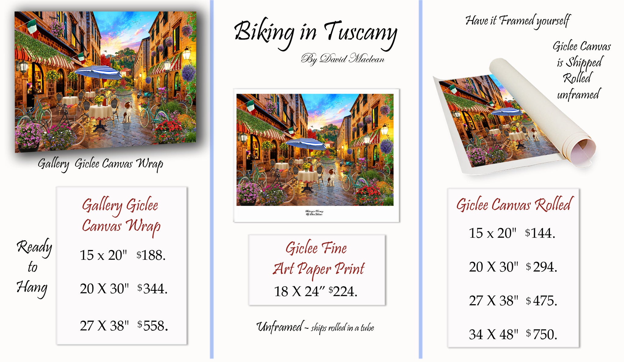Tuscany, Italy Biking   _____________________    Order Options Here