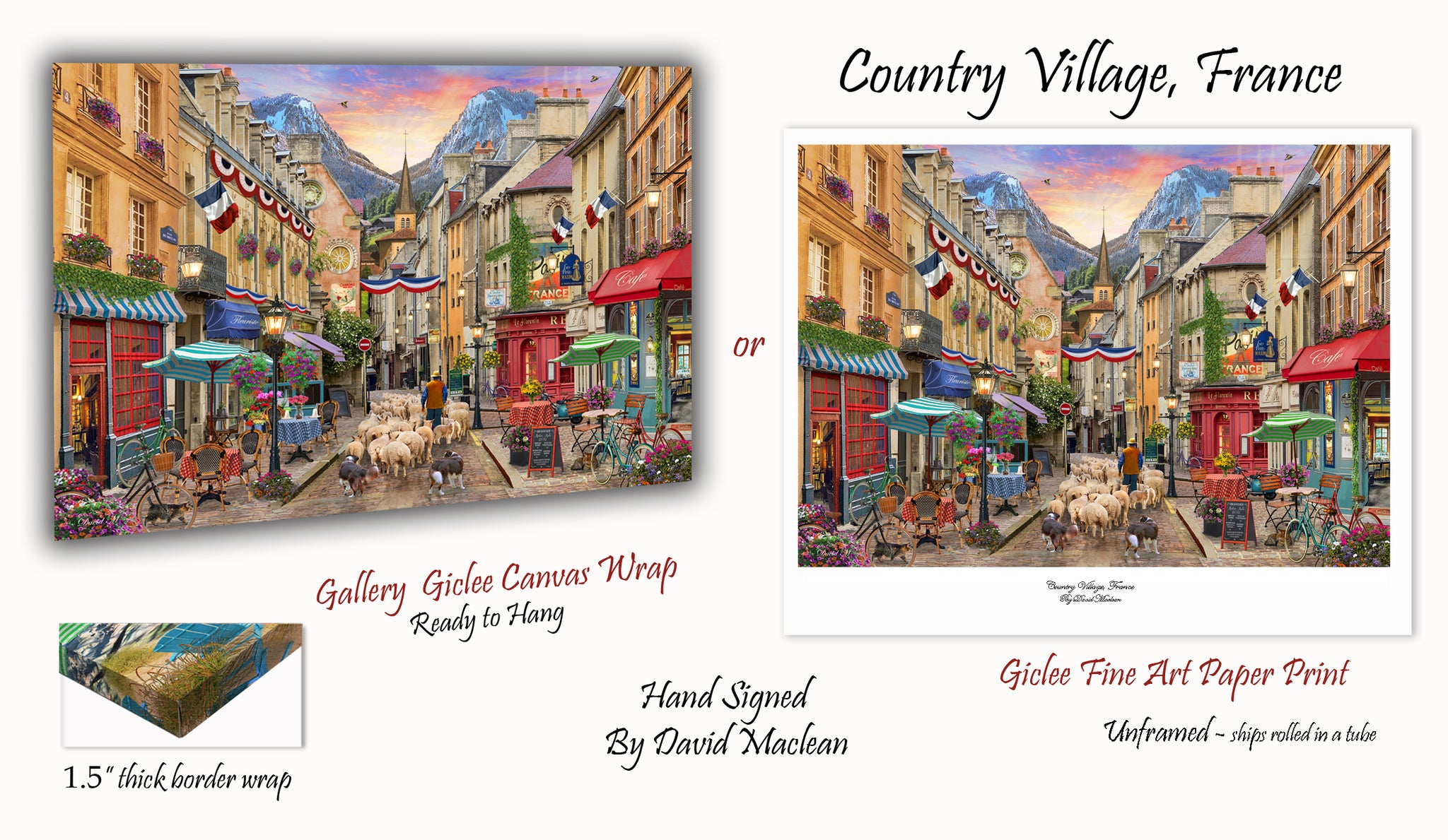 Country Village, France   ______________________ Order Options Here