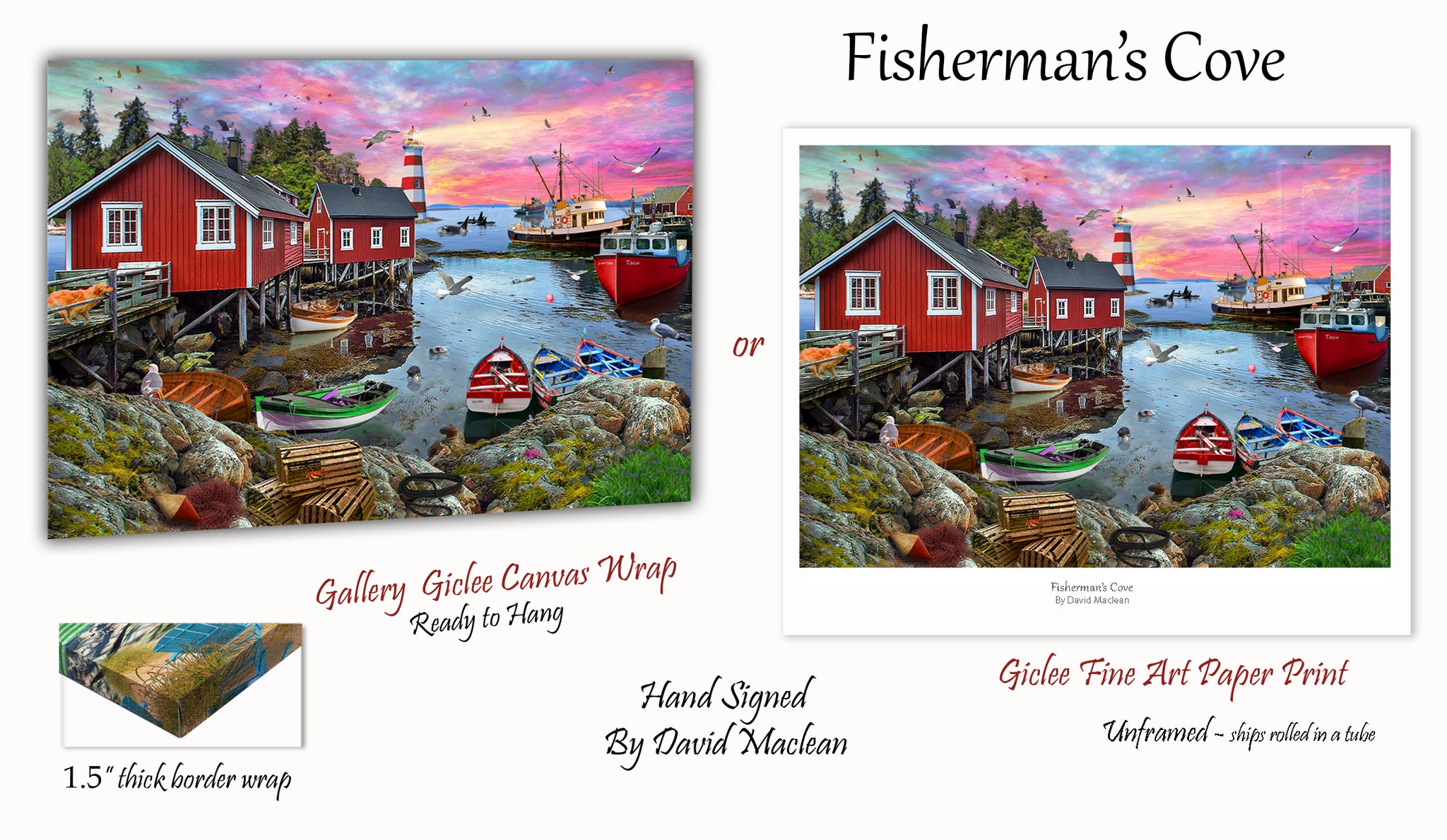 Fisherman's Cove  ________________________ Order Options Here