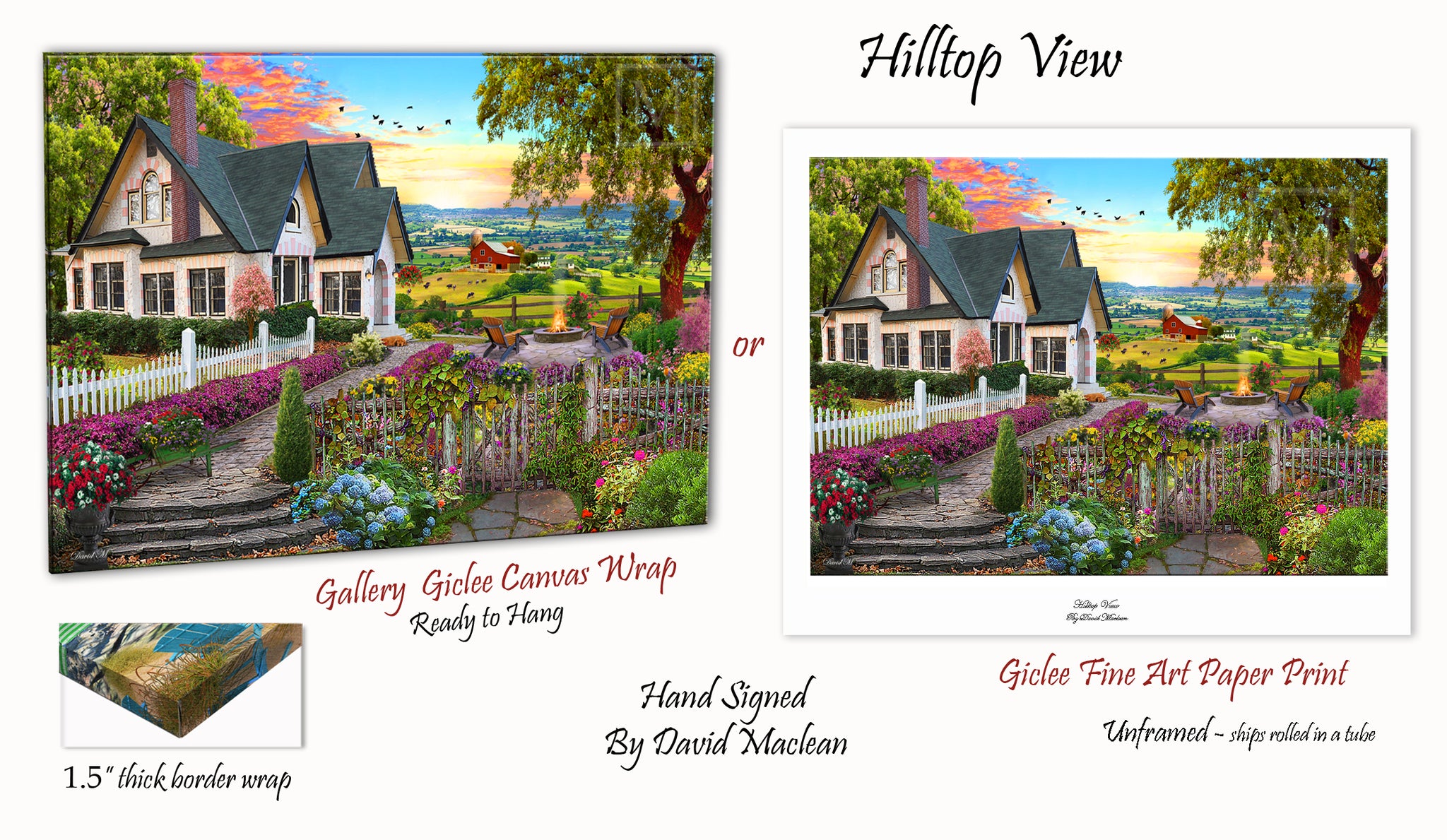 Hilltop View  ________________________ Order Options Here