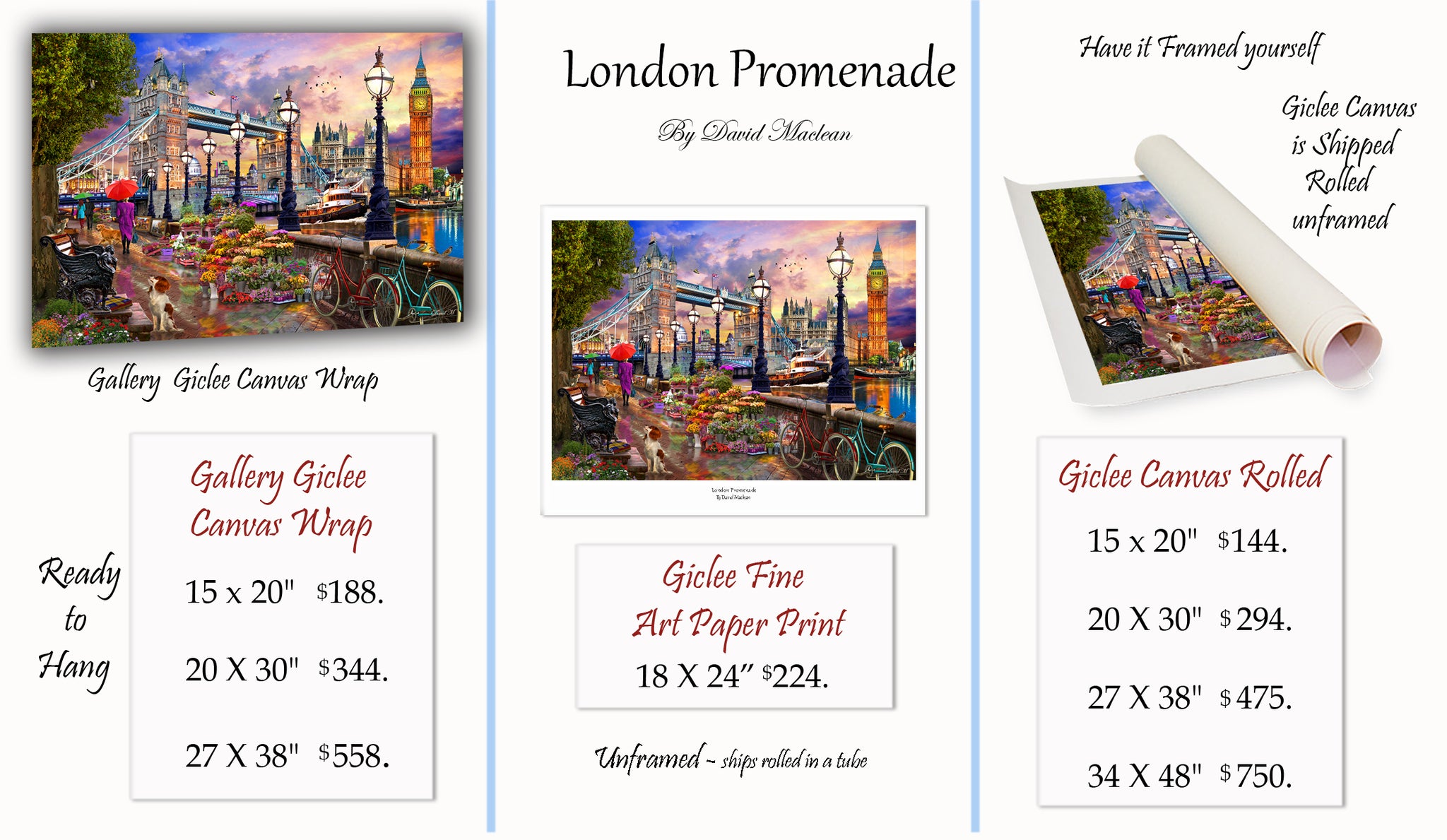 London Promenade   _______________________________    Order Options Here