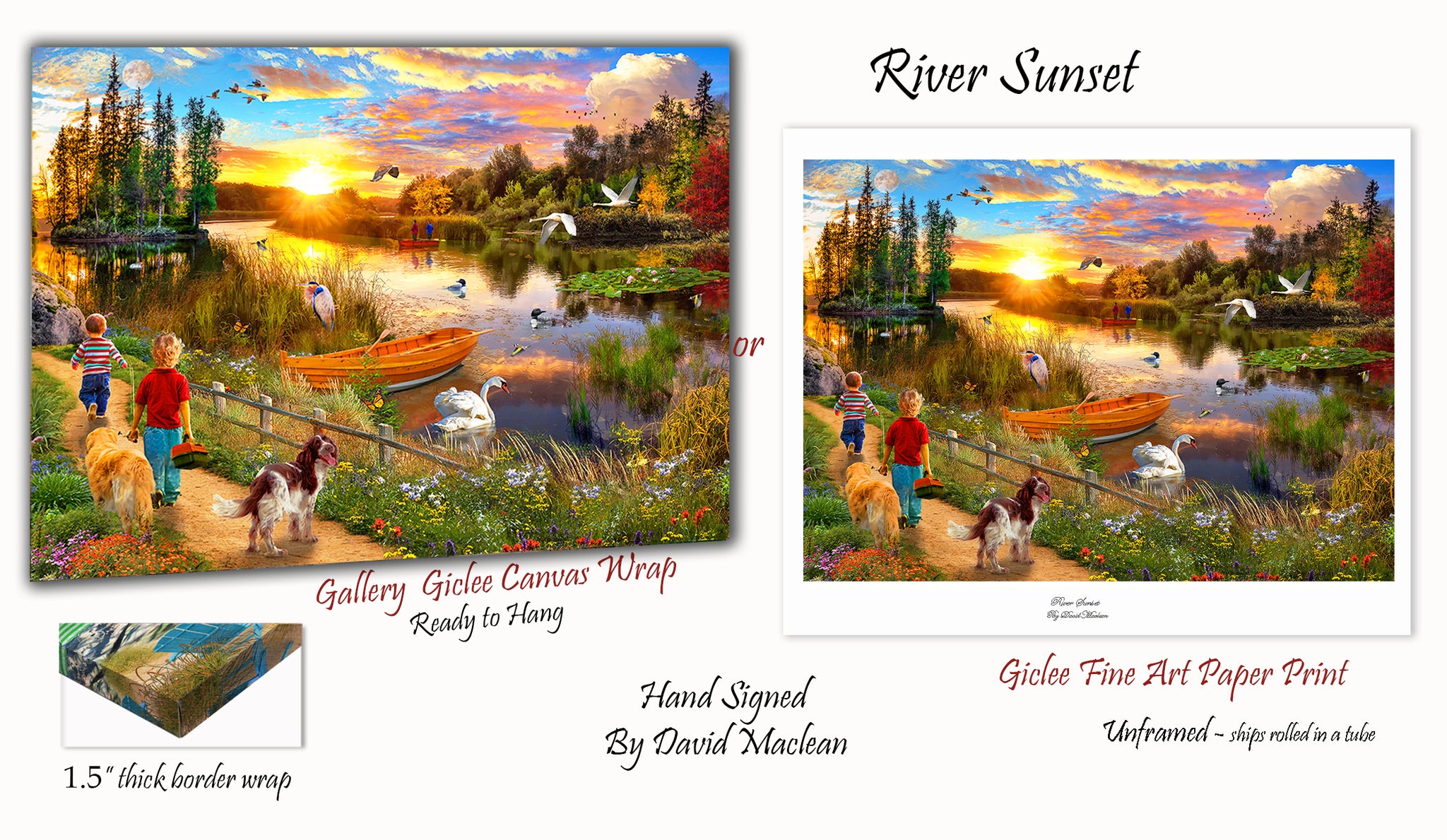 River Sunset   ______________________ Order Options Here