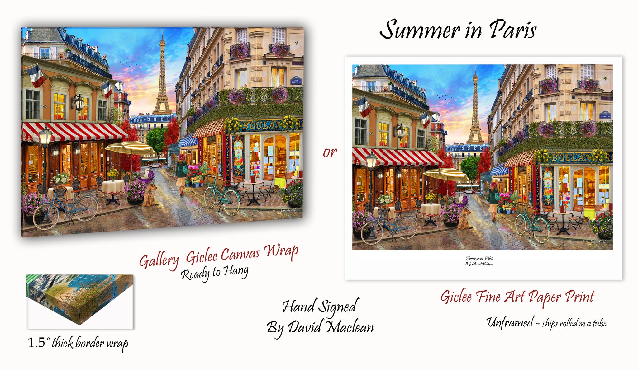 Summer in Paris   _____________________    Order Options Here