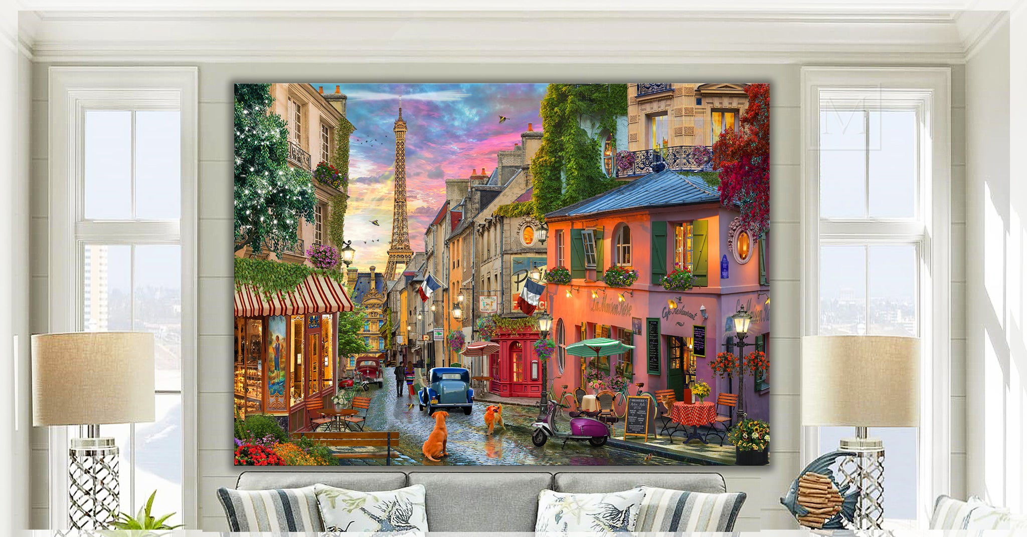 Sunset Over Paris   _______________________________    Order Options Here